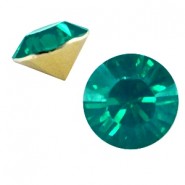 Basic Puntsteen SS39 Emerald green opal